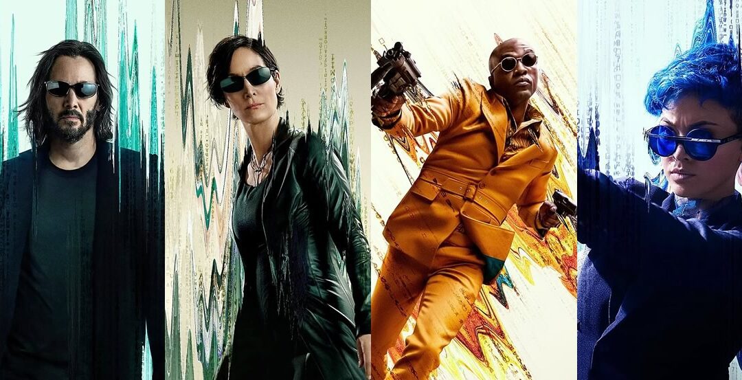 Matrix Resurrections pôsteres de personagens