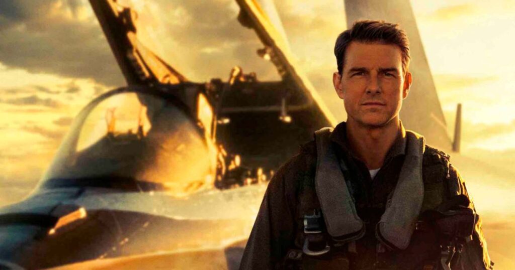 Tom Cruise em Top Gun: Maverick