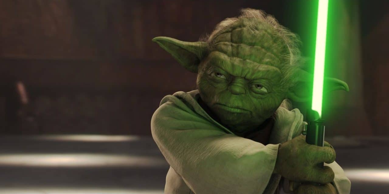 Mestre yoda é um dos usuários dos sabres de luz verde