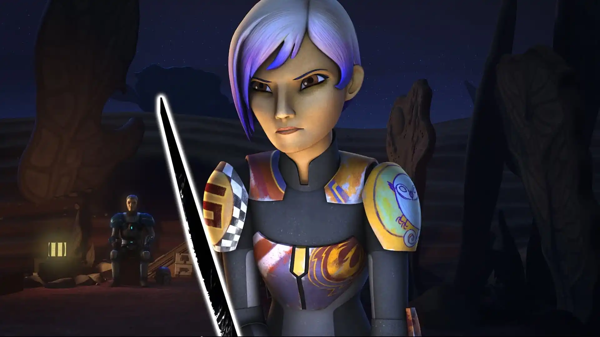 Sabine Wren é um dos personagens em destaque na série Ahsoka