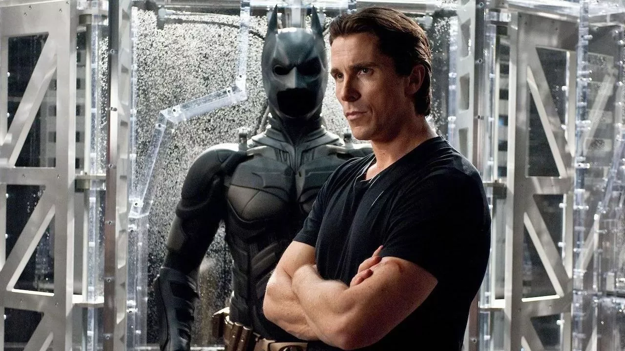 Imagem de Christian Bale na franquia O Cavaleiro das Trevas