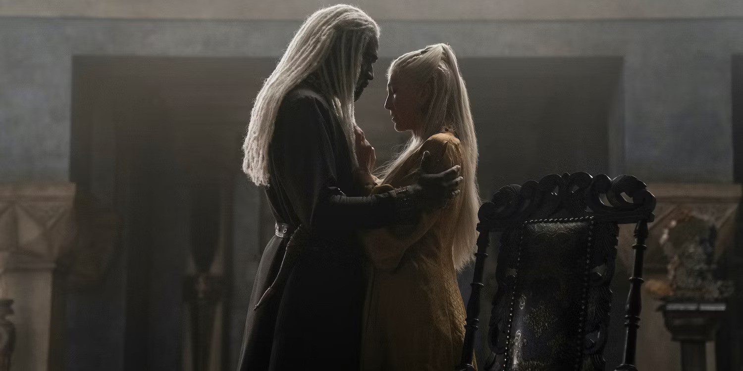 Corlys e Rhaenys em A Casa do Dragão