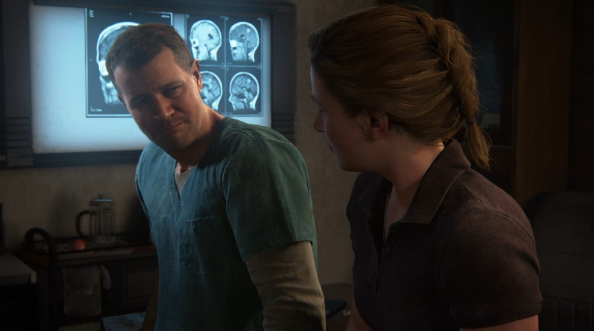 Imagem de Jerry e Abby em The Last of Us Parte II