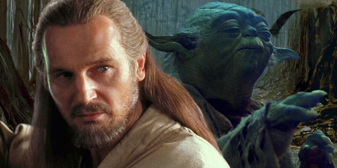 Qui-Gon Jinn e Yoda - Star Wars