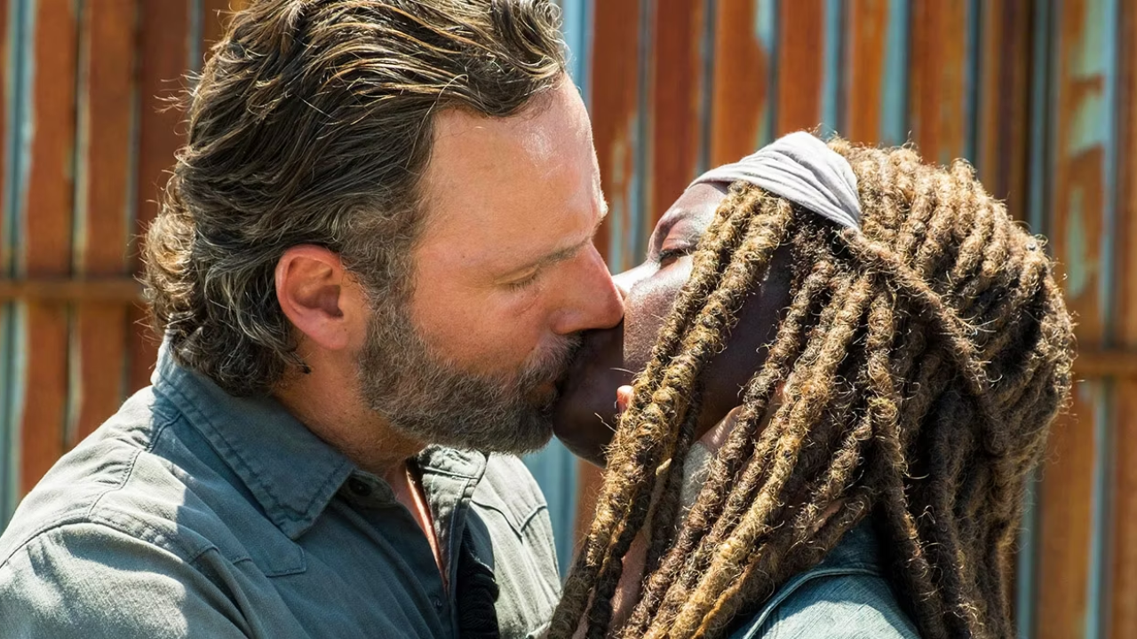 Imagem de Rick Grimes e Michonne em The Walking Dead