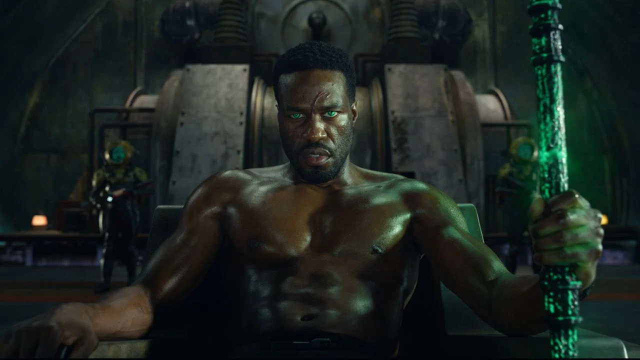 Imagem do ator Yahya Abdul-Mateen II em Aquaman