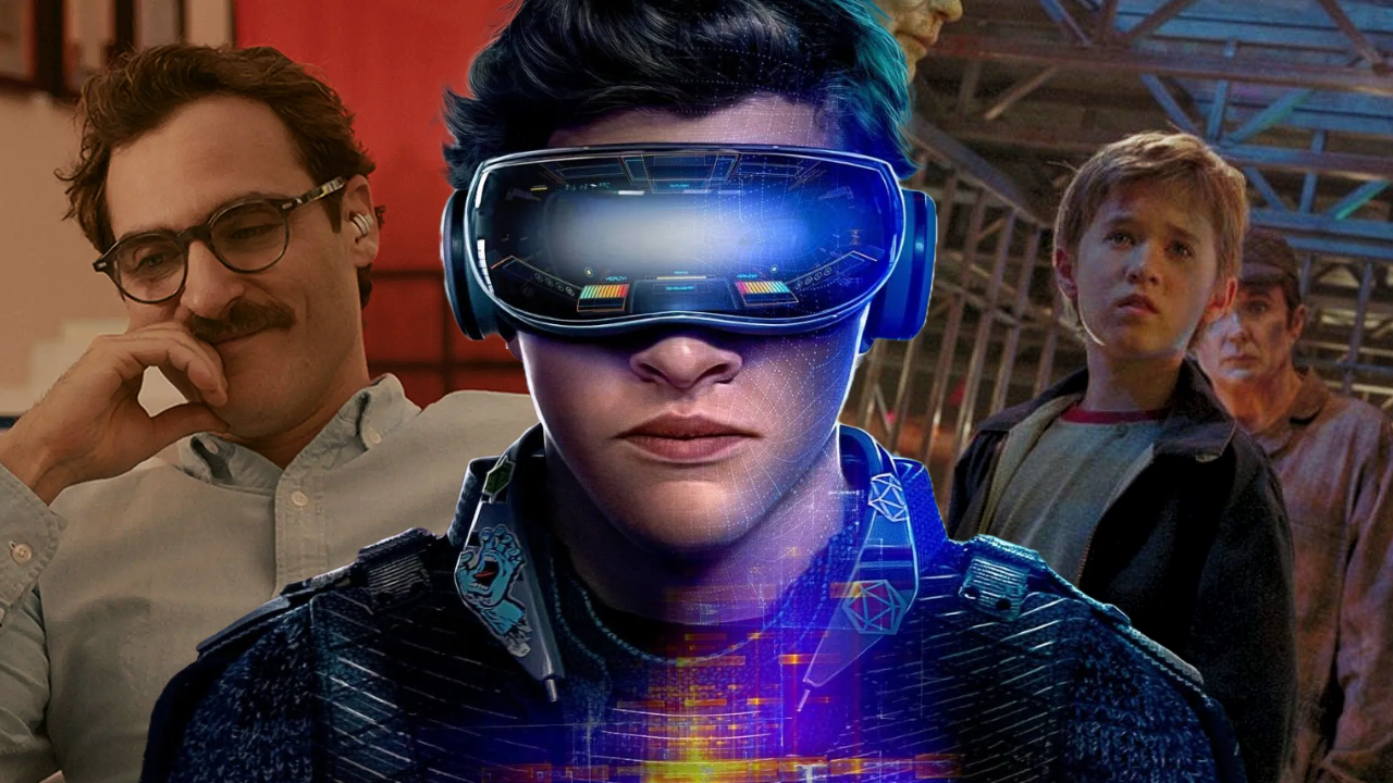 Ela, Jogador Nº 1 e A.I. Inteligência Artificial são filmes sobre inteligência artificial e realidade virtual