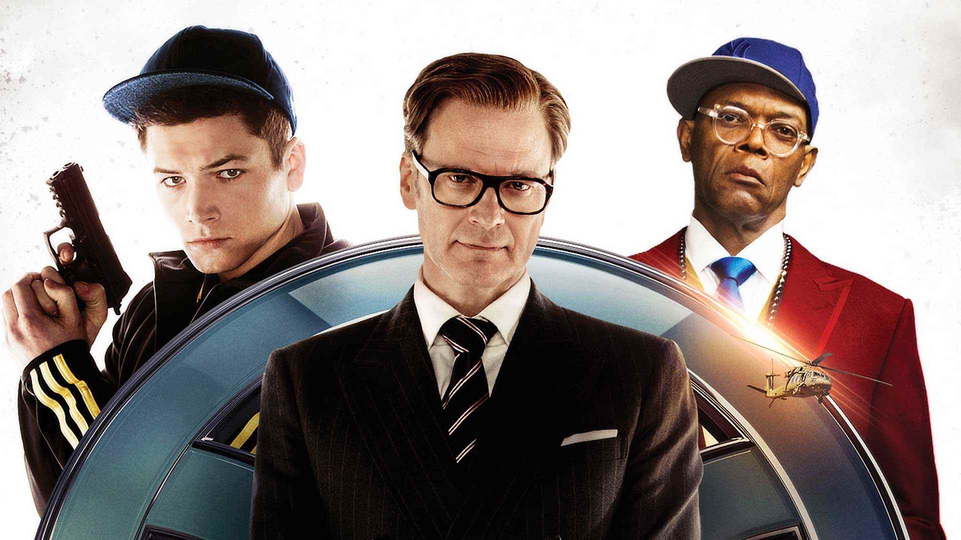 Imagem oficial da franquia de filmes Kingsman