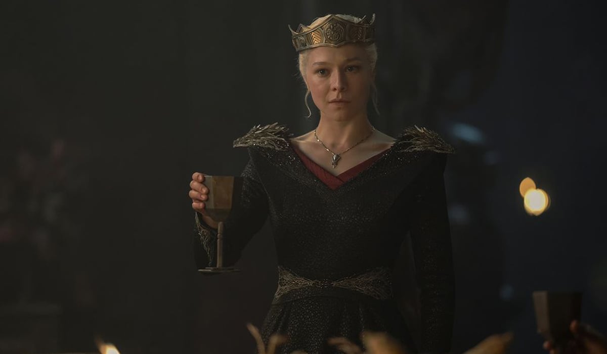 Rhaenyra em House of The Dragon 2ª temporada, episódio 8