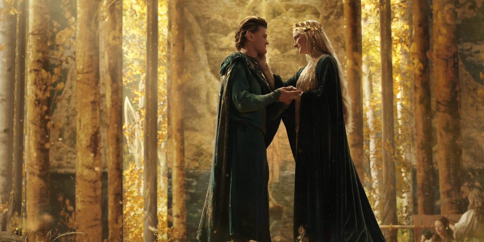 Elrond e Galadriel deram um beijo polêmico em O Senhor dos Anéis